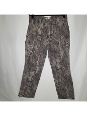 Hollister Gray Brown Camo Baggy Cargo Pants Waist 34